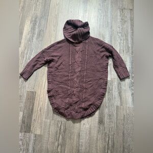 Express Women's Mauve Hooded Sweater Size XS